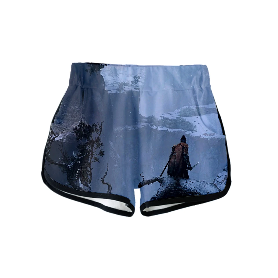 3D Sekiro Shadow Die Twice шорты с принтом женские повседневные сексуальные шорты повседневные женские летние шорты Горячая Распродажа Большие размеры