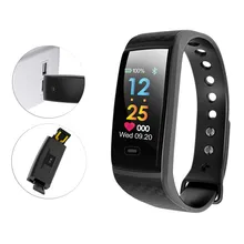 SZHAIYU цветной ЖК-наручные Смарт-часы фитнес кровяное давление сердечного ритма шагомер Bluetooth Спорт Смарт-браслет