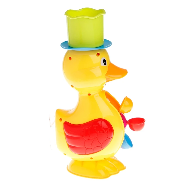 

Baby Like Interesting Cute Duck Bath Shower Wheel Toy Baby Children Water Spraying Tool Bathroom Gift