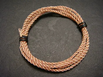 

80 core Special soft 5N single crystal copper occ 4 strand braid Fever hifi diy headphones Upgrade wire