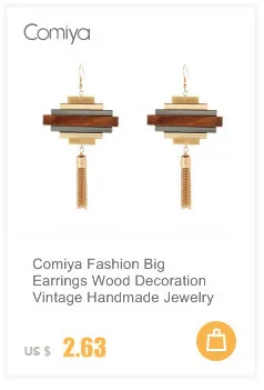 Comiya Pendientes Mujer Moda Brincos De Festa Мода Бохо Резина с Цинковым Сплавом Камень Висячие серьги, индийские украшения серьги