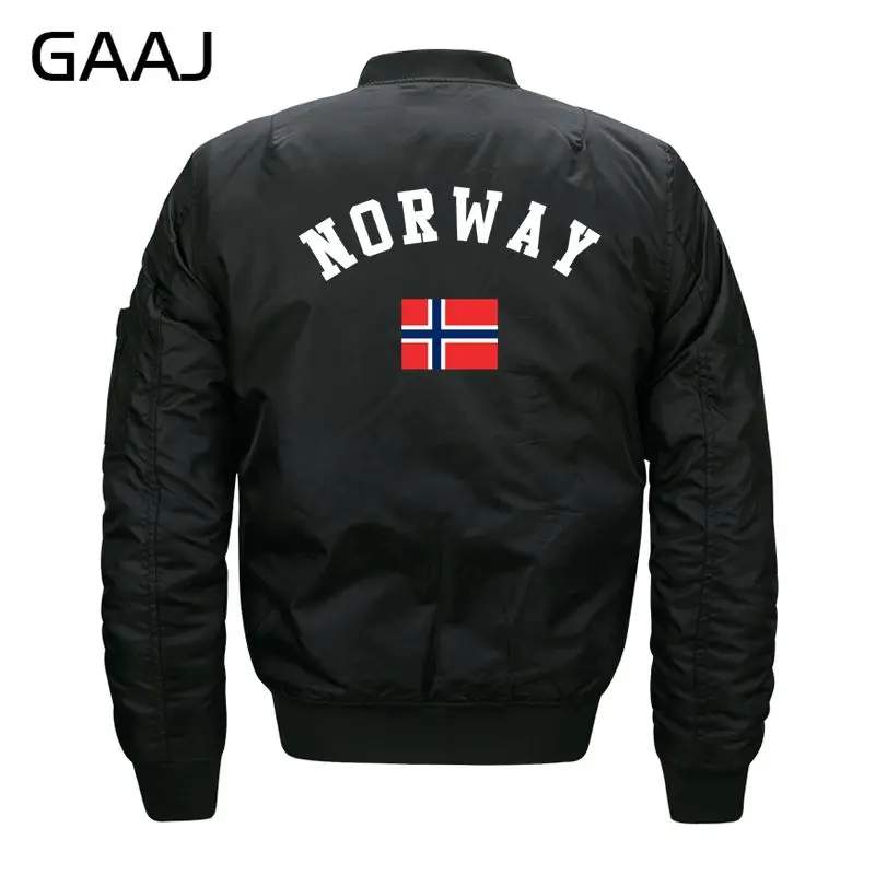 GAAJ Print Norway Flag Jackets Men 