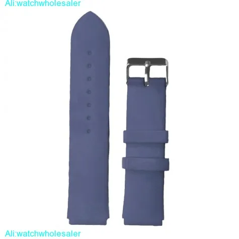 22mm Midnight Blue Silicone Jelly Rubber Unisex Watch Band Straps WB1061P22JB