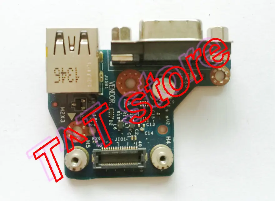 original E6440 VGA USB Port Board 28X5F 028X5F LS 9938P test good free shippingin Computer