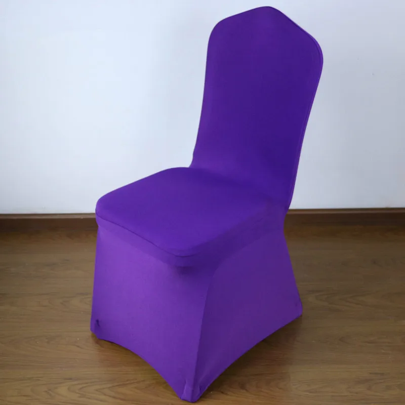 dark purple lycra stretch chair wedding / banquet cover/cover on chair