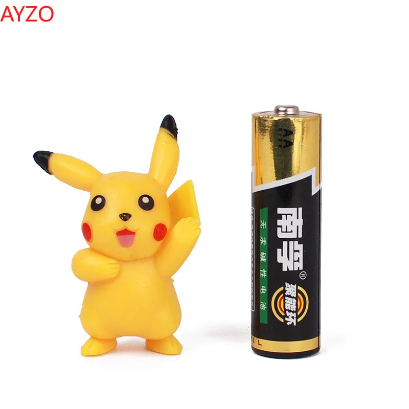 Kids Toy Elf Poco Dream Pikachu Doll Set 18 Pack Small Toy Decoration Cute Decoration Collection Gift Pokemmo Kawaii TTT0006