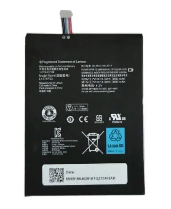 Аккумулятор на 3650 мА · ч для Lenovo IdeaTab lepad A1000 A1010 A5000 A3000 H аккумулятор L12D1P31 L12T1P33|battery