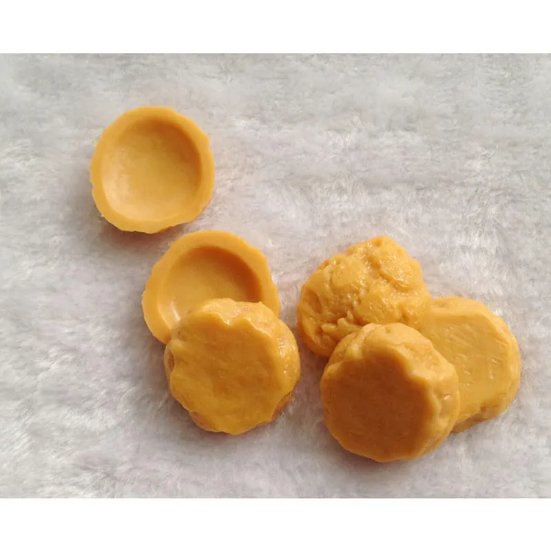 

20PCS/ LOT Imitation cream puff model simulation PVC handmade Food artificial Plastic Crafts miniature puff decoraiton #DIY045