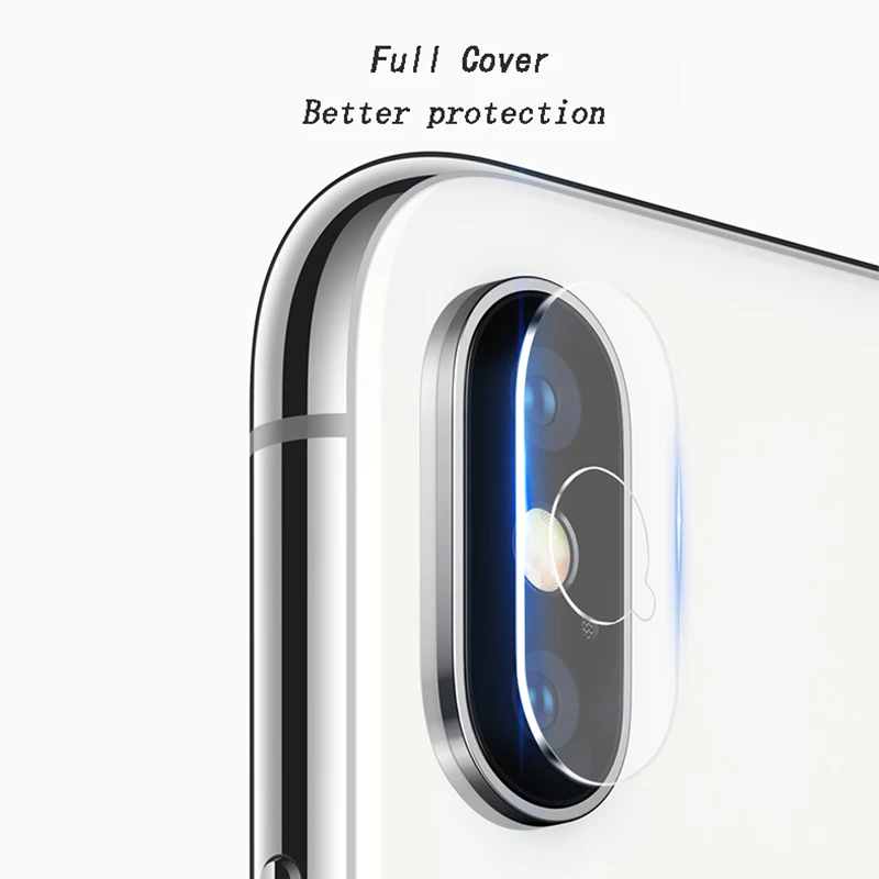 OTAO объектив камеры закаленное стекло Screen Protector 2 шт./лот для Apple IPhone X 8 7 6 S плюс 5S se 5C