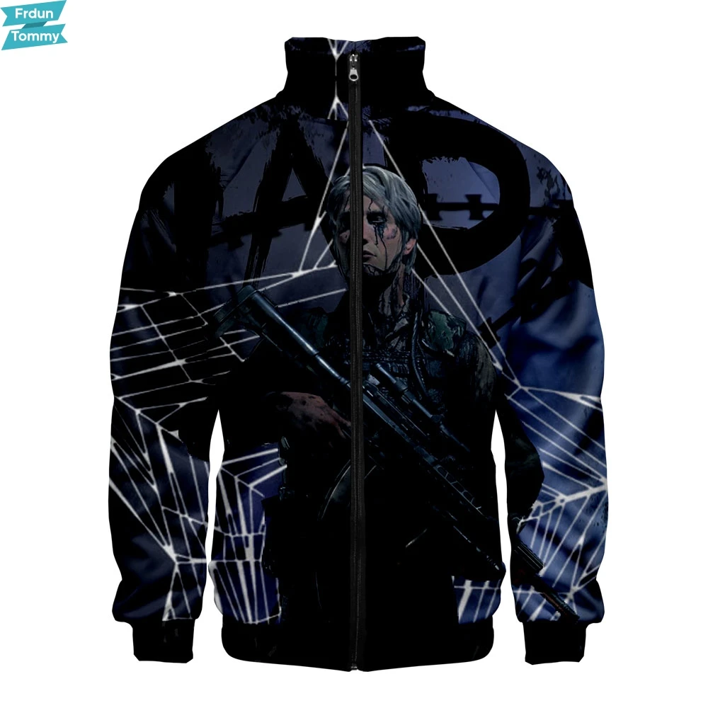 

Death Stranding 3D Printed Stand Collar Zipper Jacket Fashion Women/Men 2019 Hot Sale Fashion Trendy Streetwear Clothes