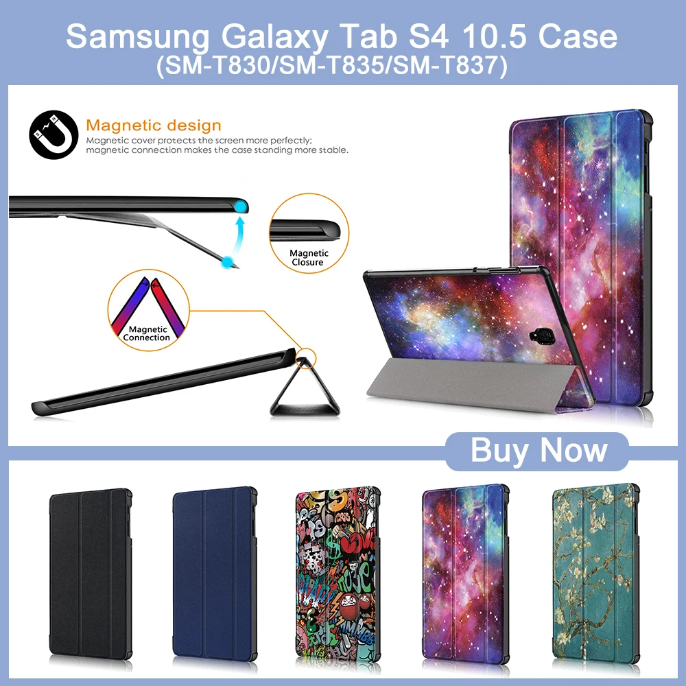 Чехол для samsung Galaxy Tab S4 10,5 SM-T830/T835/T837 планшет из искусственной кожи чехол-подставка для samsung Galaxy Tab S4 10,5 чехол для планшета