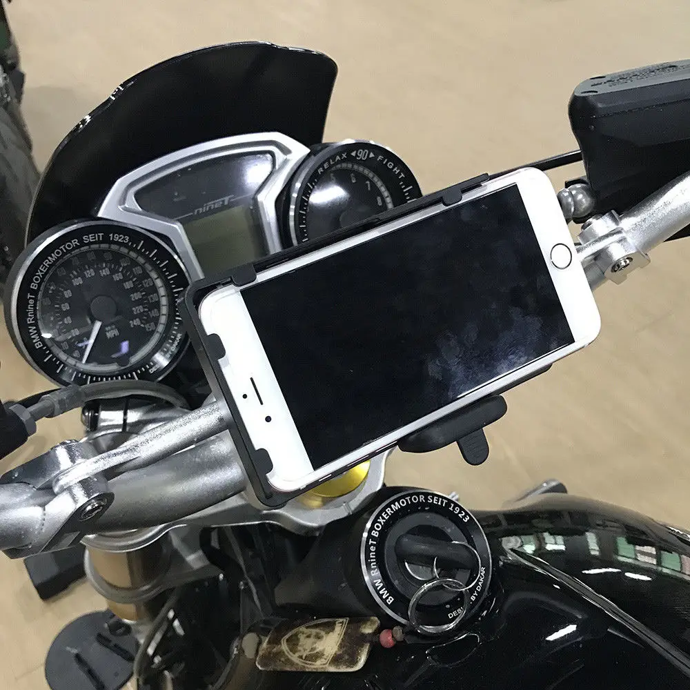 

LJBKOALL Mobile Phone Navigation Bracket USB Phone Charging for BMW R1200GS LC Adventure S1000R S1000XR All 12mm Roll Bar