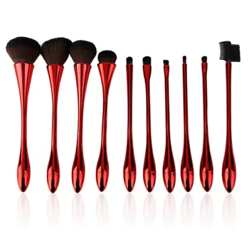 

10pcs/set Professional Facial Makeup Brush Set Female Cosmetic Eyeshadow Lip Foundation Makeup Brushes Set New Arrival