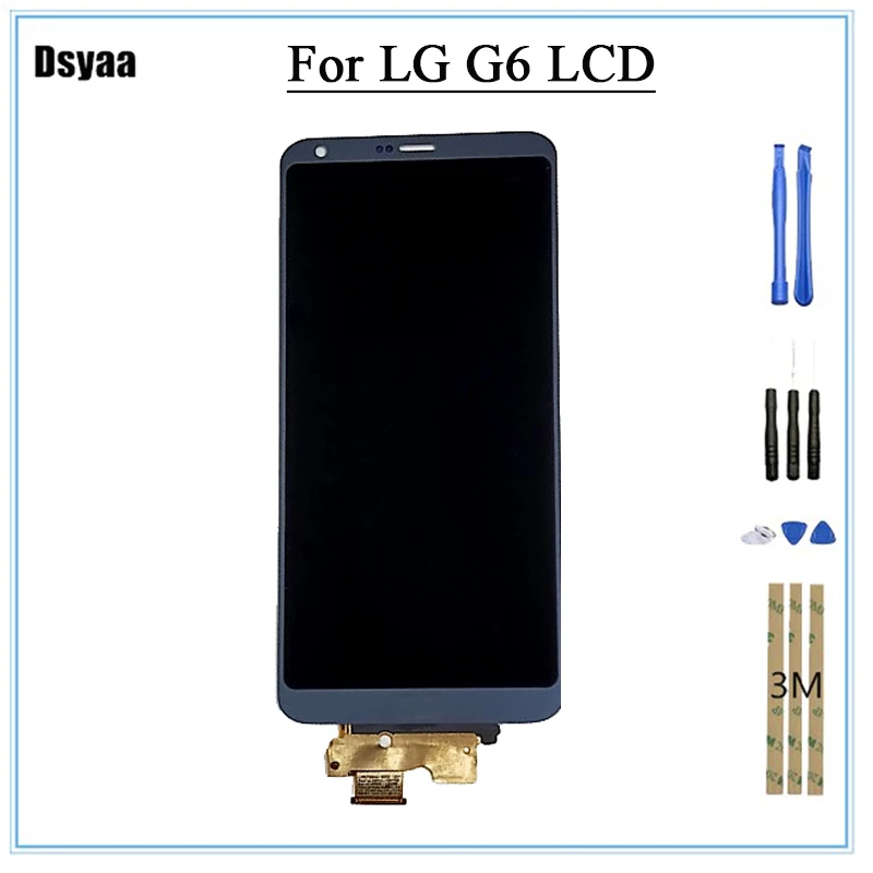 

5.7inch LCD for LG G6 Display Touch Screen Digitizer 100% Test Screen Assembly Replacement for LG G6 LCD
