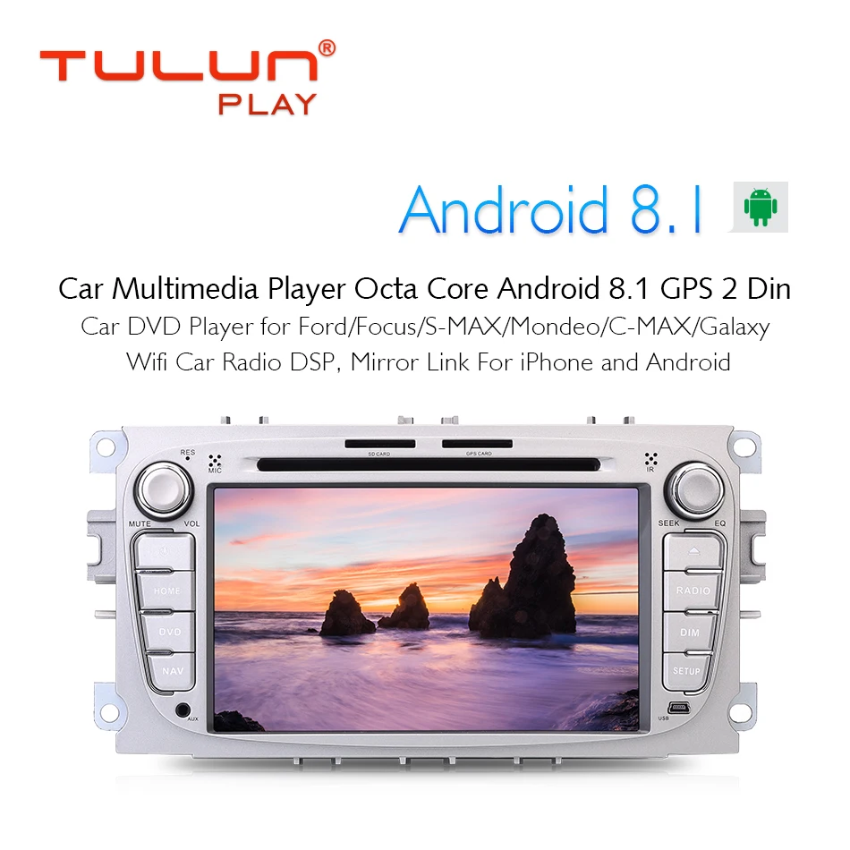 

Stock clearance Car Multimedia DVD Player Octa core Android8.1 GPS wifi car radio FORD/Focus/S-MAX/Mondeo/C-MAX/Galaxy FORD01F18