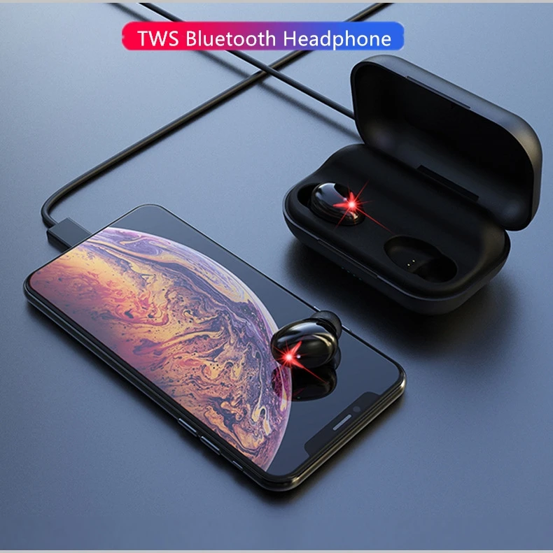 

TWS A8 IPX6 Smart Wireless Bluetooth V5.0 Headphone Headset Handsfree MIC APP Control Support For Anodorid/IOS Phone
