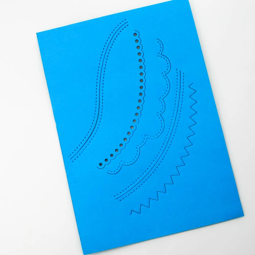 

Wave Edges Metal Cutting Dies Stencil Template for DIY Scrapbooking Album Embossing Paper Cards Decor Mold Punch Crafts Die Cuts