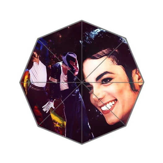 

Fashion Design Umbrella Custom Michael Jackson Auto Folding Umbrella For Man And Women Free Shipping UPC-020