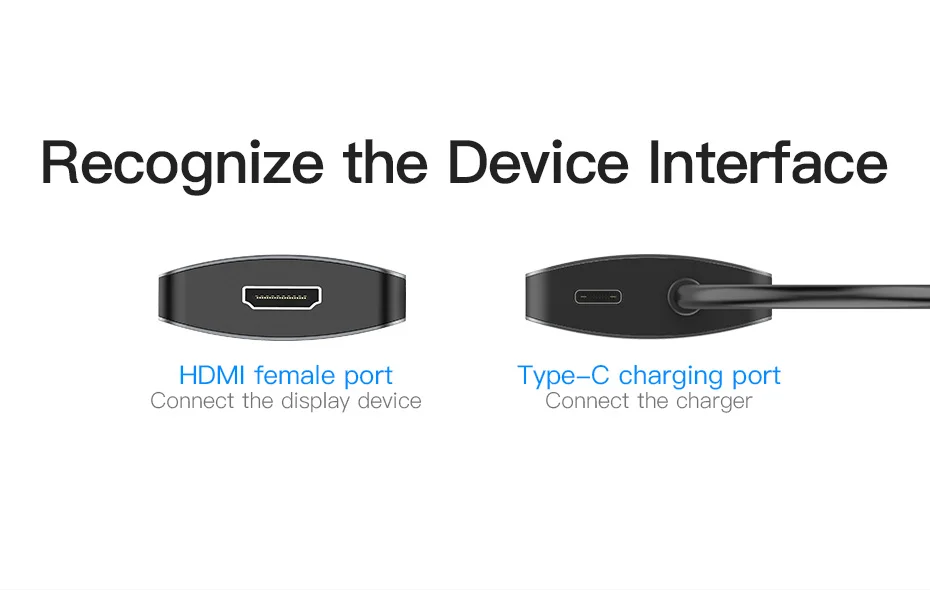 Vention USB C HDMI кабель type C к HDMI Thunderbolt 3 адаптер для MacBook samsung Galaxy S9/S8 Note 9 huawei P20 Pro USB-C HDMI