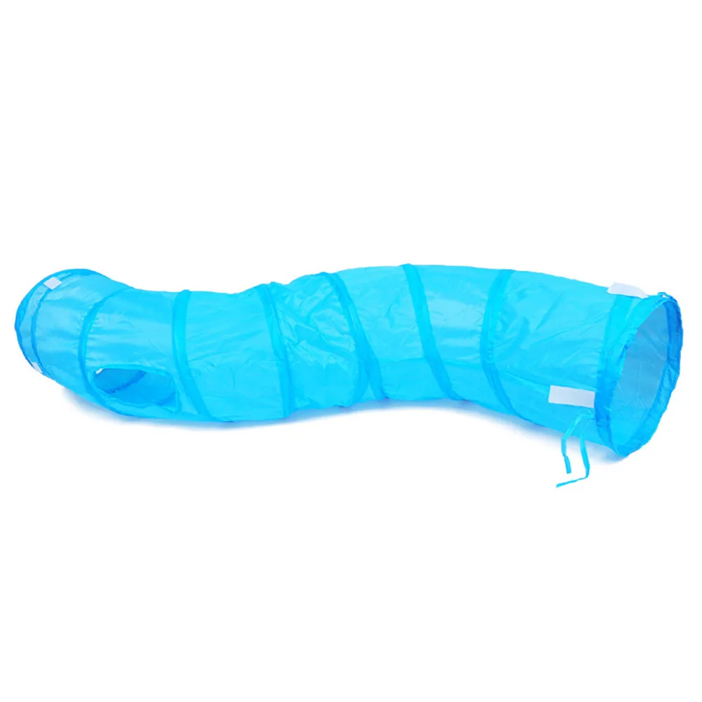 

Cat Play Foldable Pet Tunnel Toys Indoor Ball Collapsible Kitten Fun Tunnel Toy