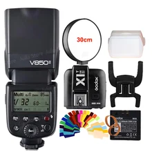 Godox Ving V850II GN60 2.4G 1/8000s HSS Camera Flash Speedlight with 2000mAh Li-ion Battery 1.5s Recycle Time or X1T-S for Sony