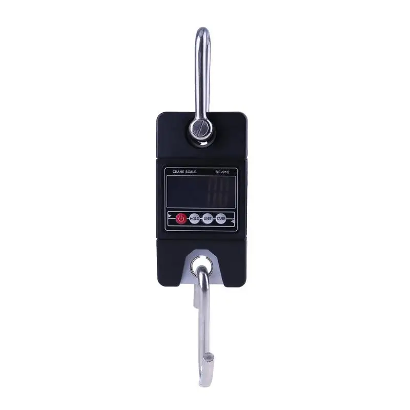 

300kg Mini Industrial Crane Scale Portable Handle Digital LCD Electronic Scale Heavy Duty Hanging Weight Hook Scale