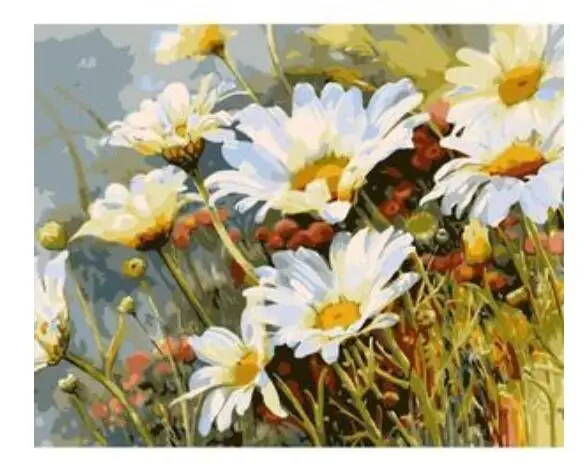 5946 Sunny Daisies-наборы для раскрашивания по номерам взрослых DIY | Дом и сад