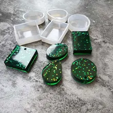 DIY декоративное ремесло форма для изготовления ювелирных изделий 5 шт./компл. формочка для силиконовой Подвески Смола силиконовая форма ручной работы инструмент формы для эпоксидной смолы