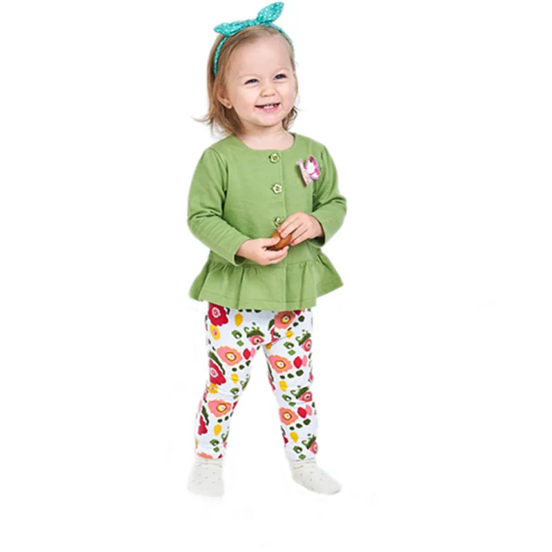 Baby Girl Clothes Set Infant Spring Autumn Kids Outfits Suit Brand Coat