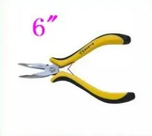 

BESTIR taiwan brand high quality pearl nickel plating mini 6" high carbon steel needle nose plier,NO.10621