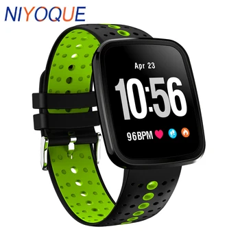 

V6 Smart Watch Bracelet Waterproof Heart Rate Blood Pressure Fitness Sleep Monitoring Smartwatch For iPhone Android Huawei Meizu