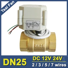 Электрический шаровой клапан с сигналом отзывы DC12V или DC24V 2-полосная DN25 моторизованный клапан BSP/NPT резьба высокое качество