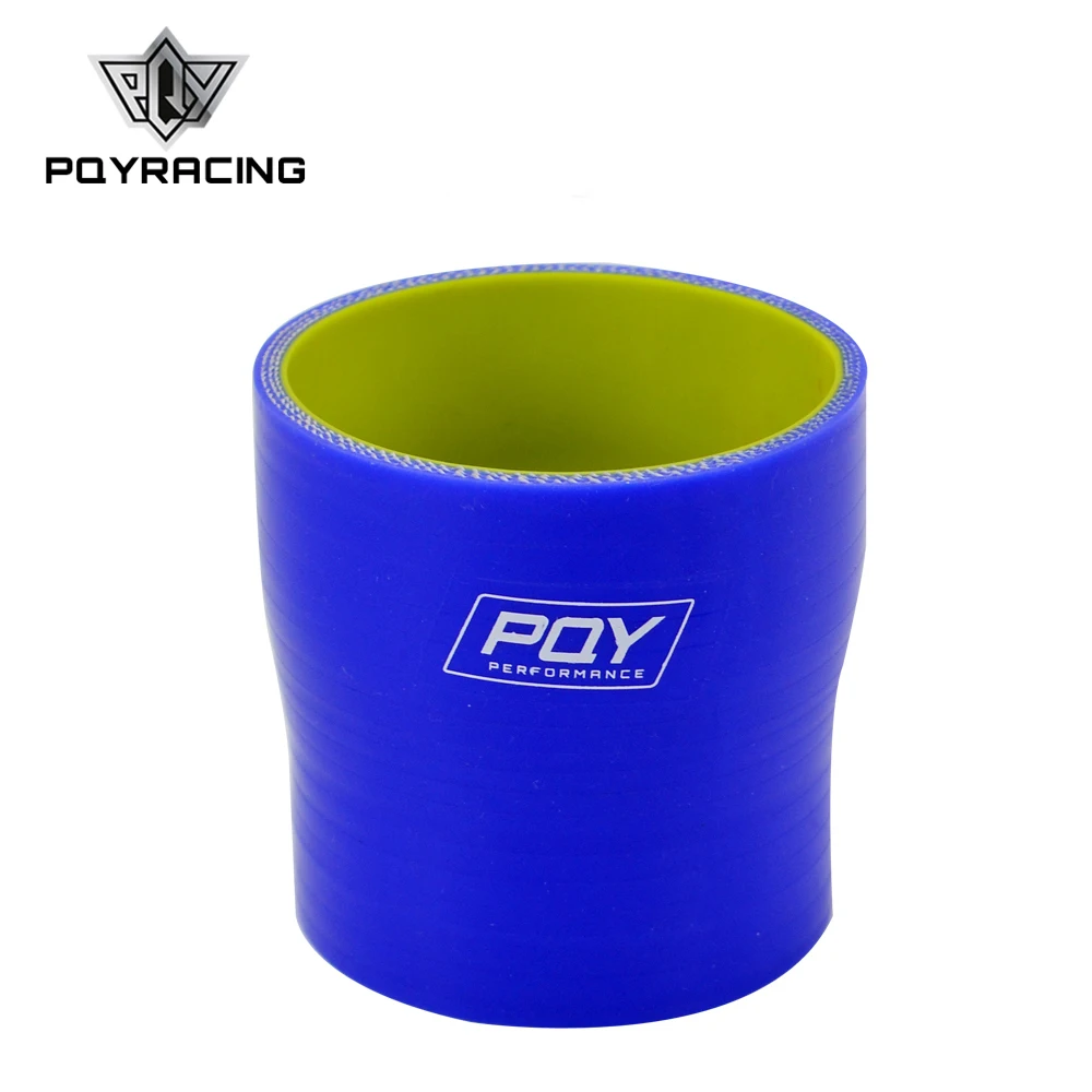 

PQY - Blue&yellow 2.48"-2.75" 63mm-70mm Silicone Hose Straight Reducer Joiner Coupling PQY-SH250275-QY