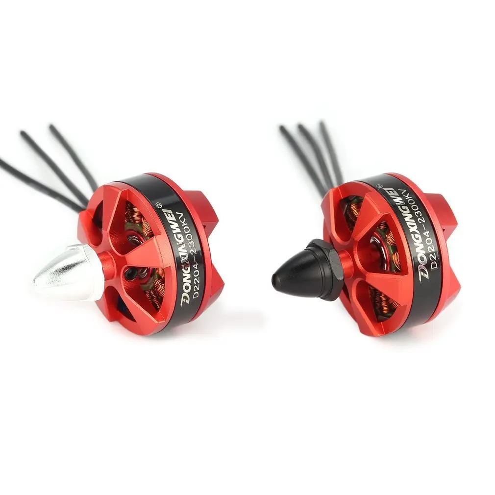 2 шт./4 шт. DX2204 2300KV 3 S CW/CCW безщеточный для скоростного радиоуправляемого дрона QAV250