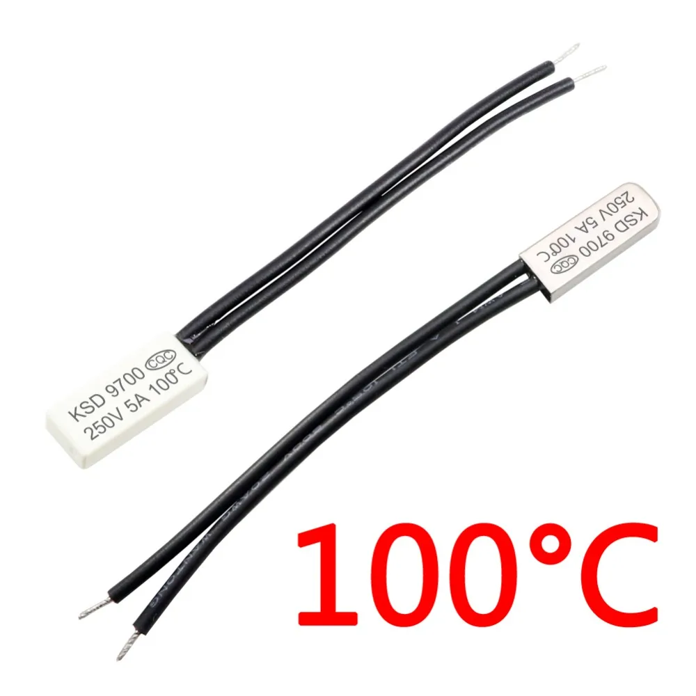KSD9700 250V 5A Plastic/Metal Case Temperature Switch N/C Thermostat