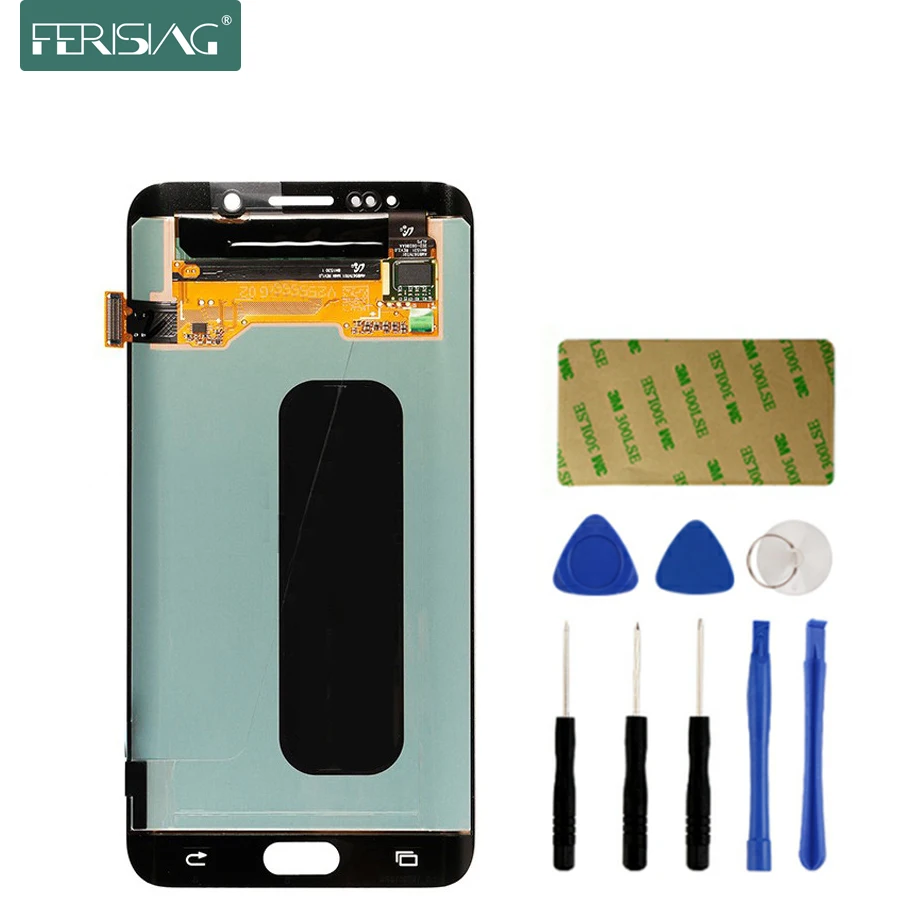 

AAAA+ AMOLED For SAMSUNG Galaxy S6 edge Plus G928 G928F LCD Display Touch Screen Digitizer Replacment Mobile Phone LCDs