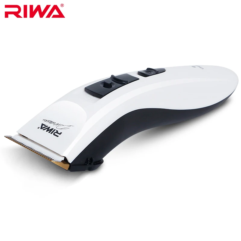 

Riwa Rechargeable hair clipper RE-740A 900mA battery Cord & Cordless hair cutter machine for hairdresser Men's Hair Trimmer