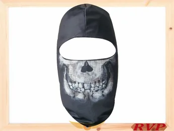 

FREE SHIPPING New Paintball Face Mask Outdoor Protector Full Face Mask Windproof Dustproof-Black