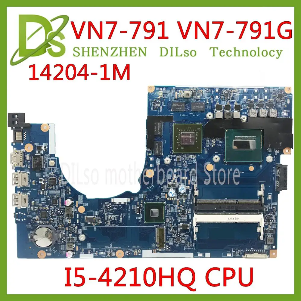 KEFU 14204-1M 448.02G13.0 материнская плата для Acer Aspire VN7-791 VN7-791G mianboard i5-4210HQ оригинальная