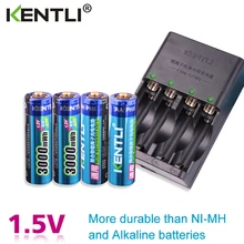 KENTLI 4pcs 1.5v aa 3000mWh Rechargeable Li-ion Li-polymer Lithium battery + 4 slots AA AAA lithium li-ion Smart Charger KENTLI 4pcs 1.5v aa 3000mWh Rechargeable Li-ion Li-polymer Lithium battery + 4 slots AA AAA lithium li-ion Smart Charger