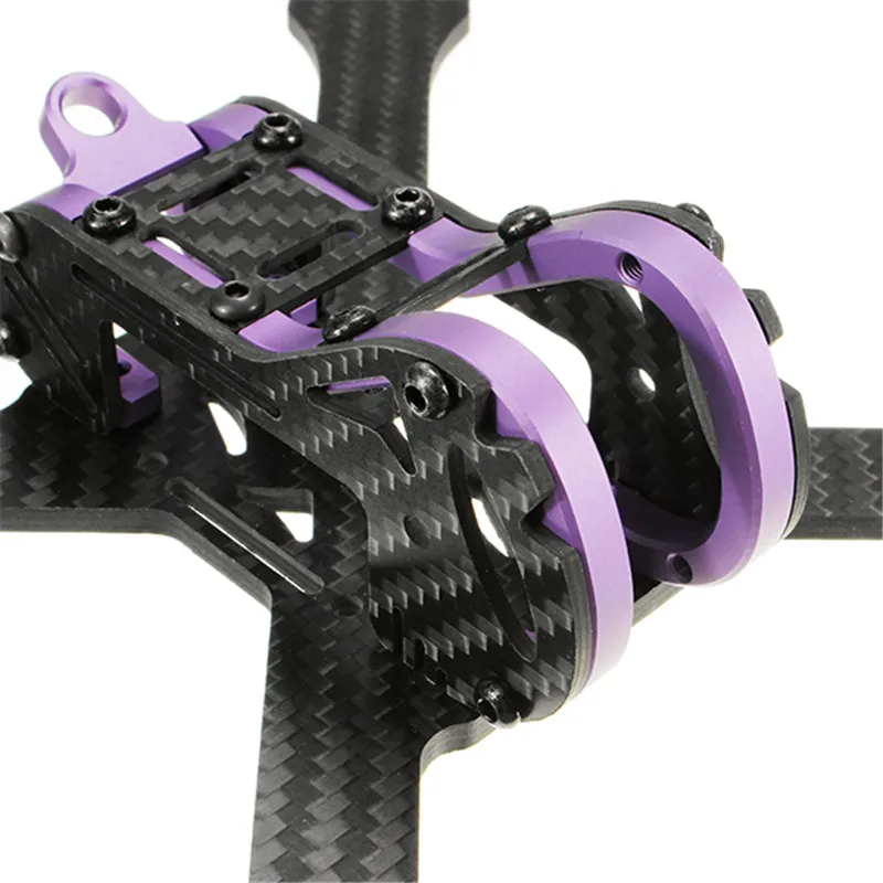 Специальное издание Realacc Purple215 215 мм 4 мм толщина руки углеродное волокно DIY RC гоночный комплект рамы для FPV Racer дроны Квадрокоптер