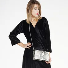 Lulu milano сумка из натуральной кожи с принтом змеиной кожи Сделано в Италии p115-s