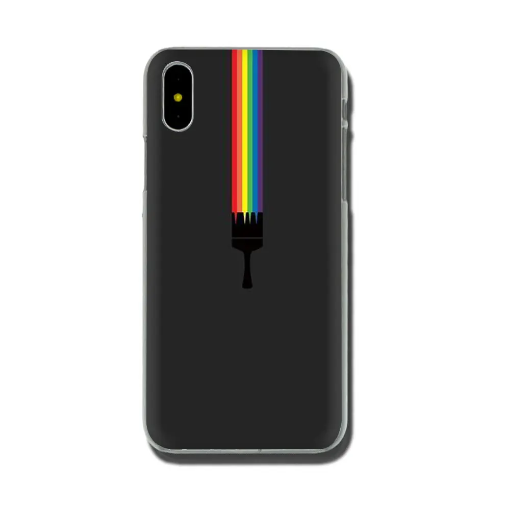 ЛГБТ Радуга, фестиваль Прайд арт жесткий чехол для телефона iPhone 11 Pro XR XS Max X 8 7 6 6S Plus - Цвет: H3
