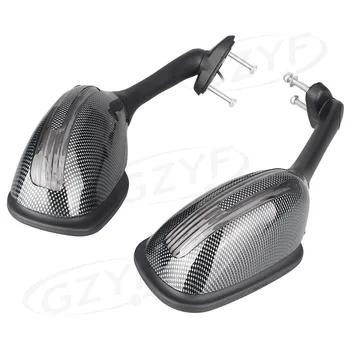 

Rear View Side Wing Mirrors + LED Trun Signal Lamp for Suzuki GSXR1000 2005-2015 K5 K7 K9 & GSXR600 GSXR750 2006-2015 K6 K8 K11