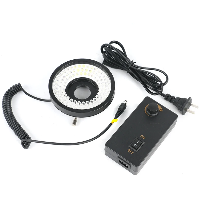 

Aluminum alloy 96 pcs LED Ring Light Microscope Illumination Lamp 47mm Diameter 110V-220V For Video Microscope