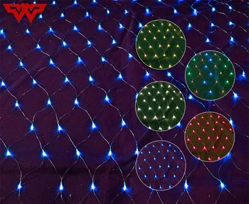 

LED Net Light 1.5*1.5M/2*2M/3*3M/ 8 kinds of patterns weaving string lights Christmas lights Holiday light Garden Lamps