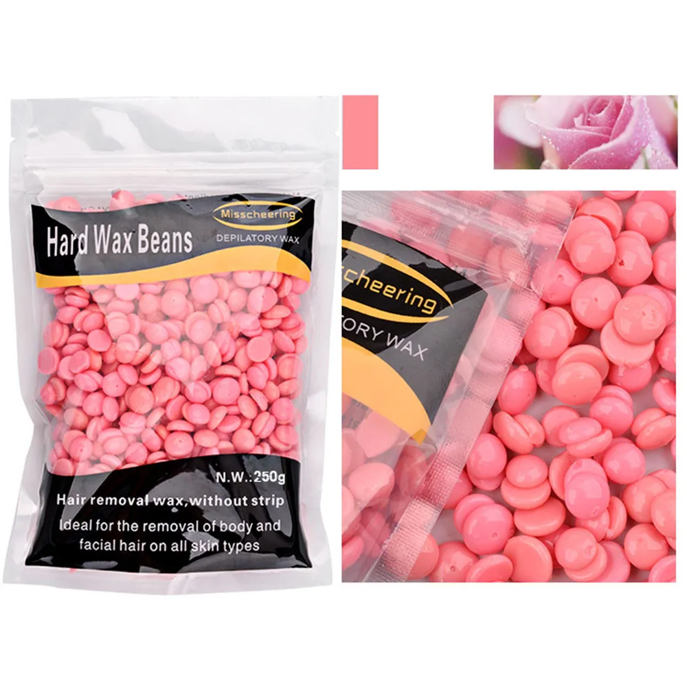 High Quality 250g wax for depilation epilator No Strip Depilatory Hot Film Hard Wax Pellet