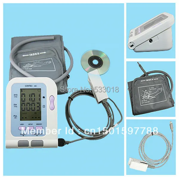 

NEW Digital Blood Pressure Monitor, CE FDA Approved, NIBP CONTEC08C TENSIOMETRO