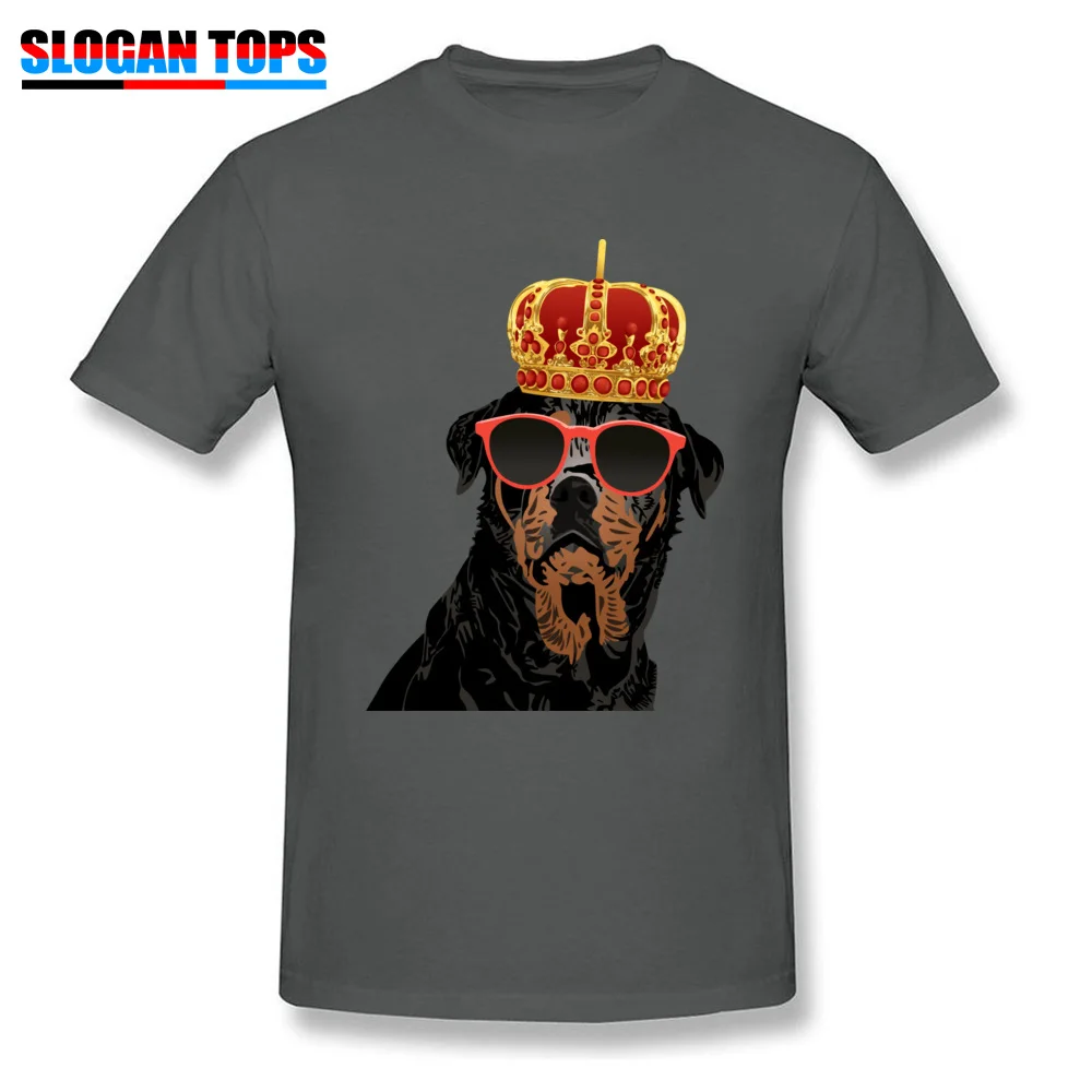 Slim Fit Summer Fall 100% Cotton Fabric Crewneck Tops T Shirt Short Sleeve Normal Clothing Shirt New Coming Design T-Shirt Thug Life King Rottweiler Funny T shirt for Rottweiler Parents o carbon