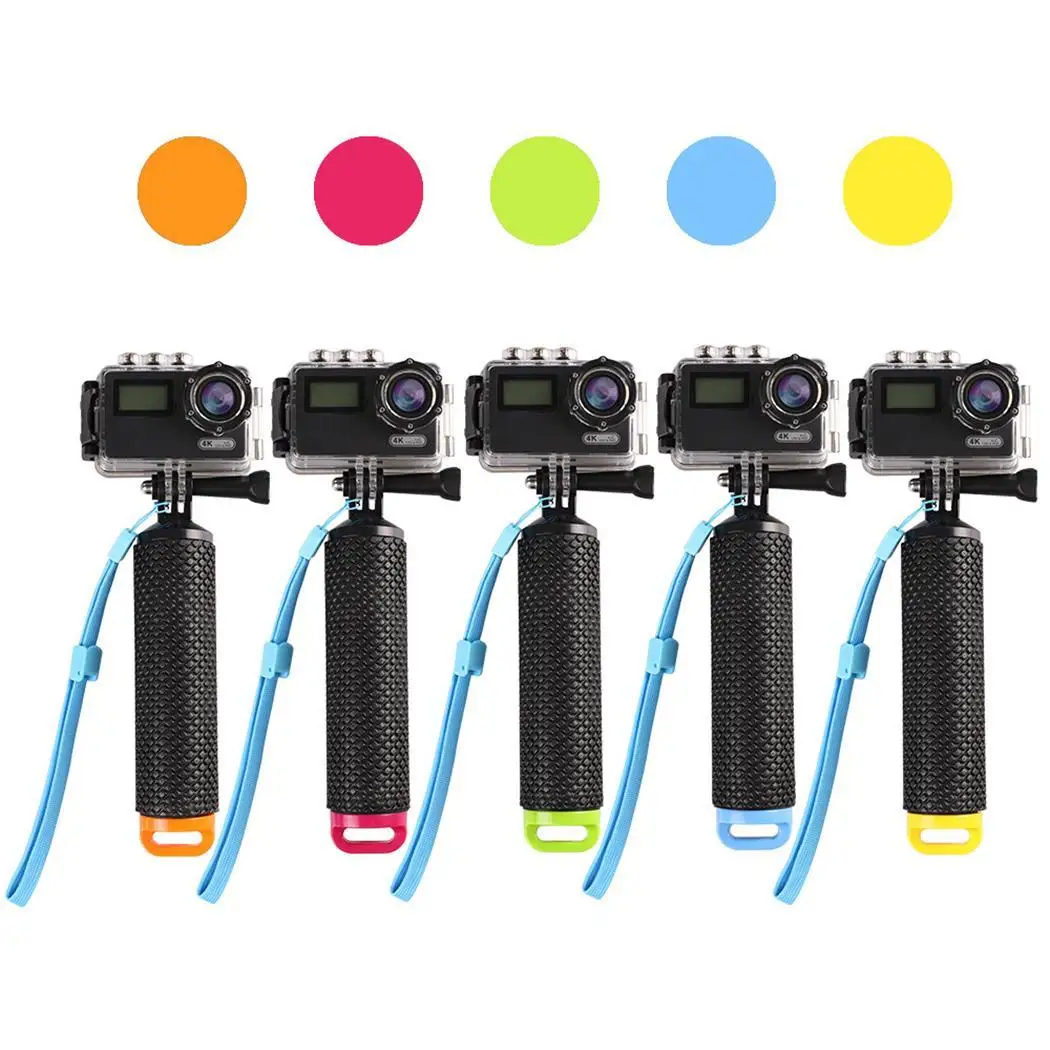 

Floating Hand Grip Go pro Accessory Hand-held Self-timer Rod Buoyancy Rod/diving Self-timer Rod/floating Rod Feeding Screw 2019
